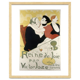 Henri de Toulouse-Lautrec: Poster for the novel Reine de joie, moeurs du demi-monde by Victor Joze. thumbnail