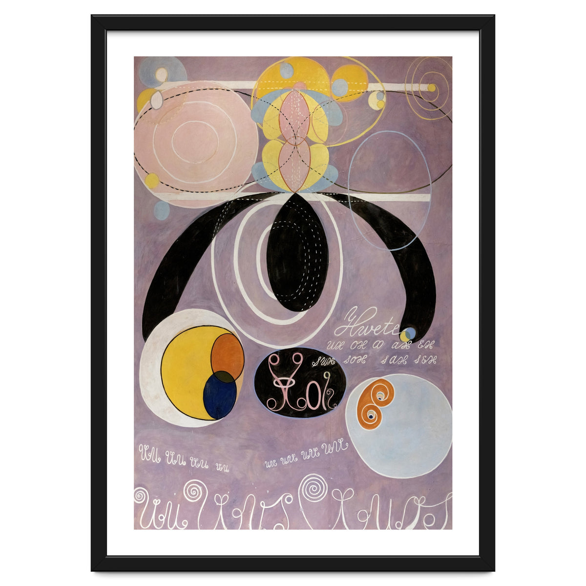 Hilma af Klint The - Ten Largest No 6 Adulthood Abstract Spiritual Art