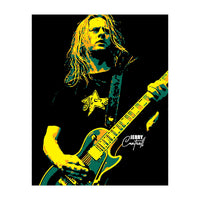 Jerry Cantrell American Heavy Metal Guitarist Legend (Print Only)