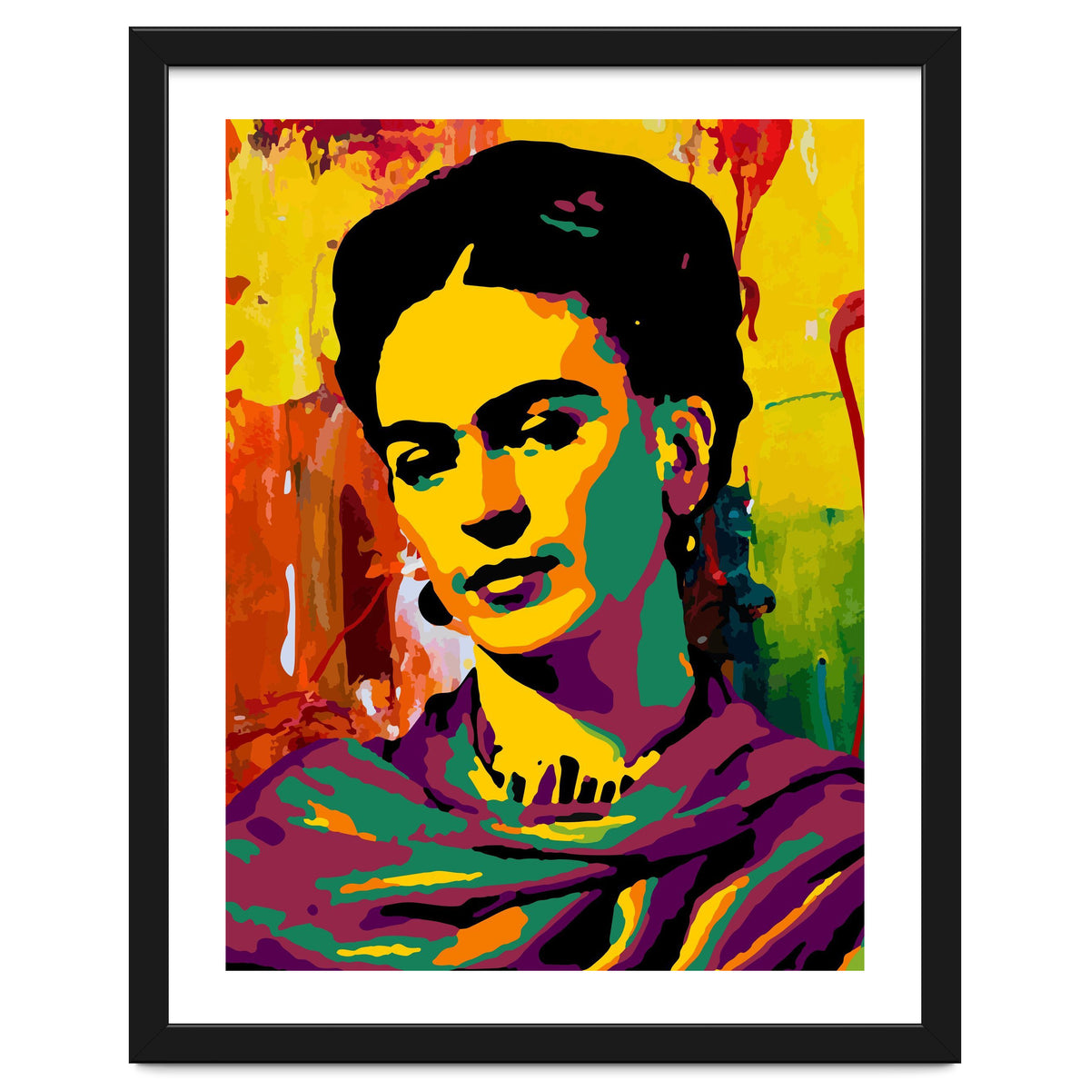 Frida Kahlo Abstract 3