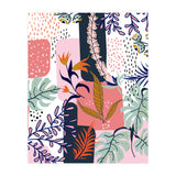 Mood | Abstract Chic Modern Bohemian Painting | Contemporary Eclectic Blush Botanical Nature (Print Only) thumbnail