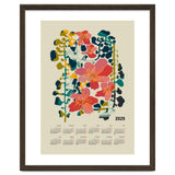 Calendar 2025 colorful orchid thumbnail