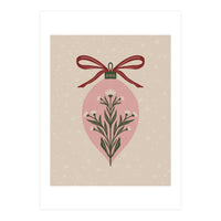 Christmas Floral Globe (Print Only)