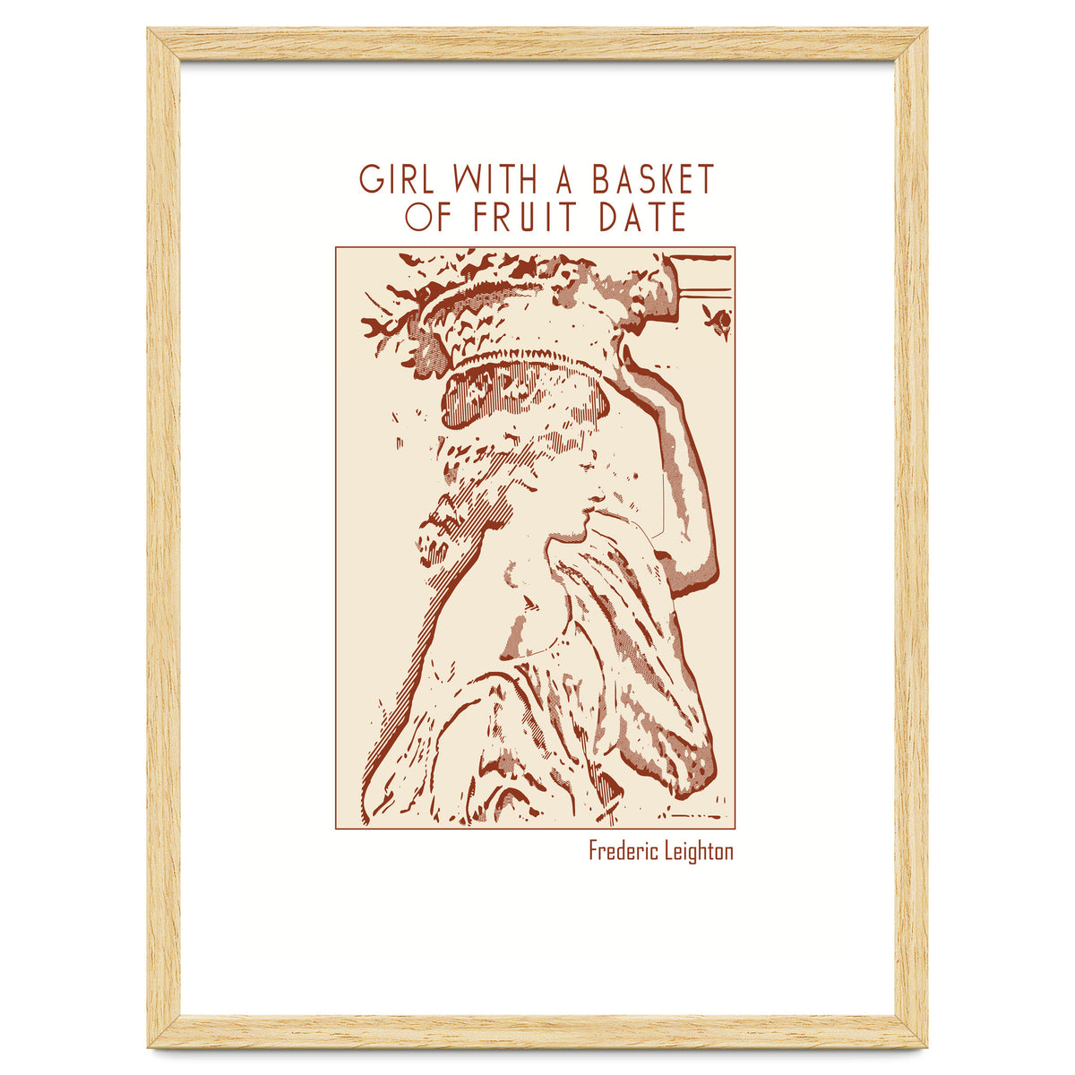 Girl With A Basket Of Fruit Date – Frederic Leig