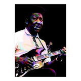 Muddy Waters American Blues Singer Legend Colorful Art (Print Only) thumbnail