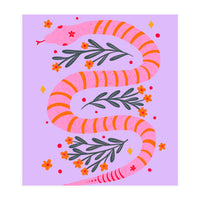 Modern snake - pink and orange (Print Only)