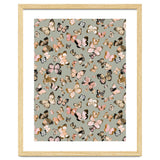 Flying Butterflies Gold Beige thumbnail