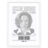 Receipt Art Gillian Anderson