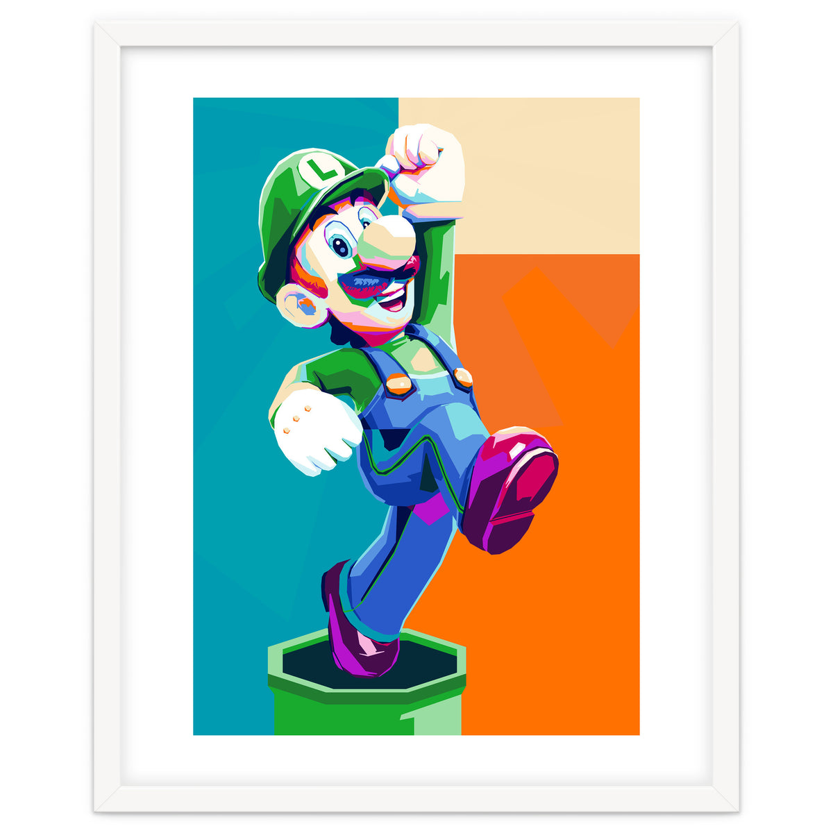 Mario Luigi Pop Art Cartoon Pop Art
