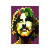 George Harrison The Beatles Pop Art WPAP (Print Only)