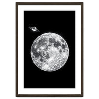 Diamond moon and UFO