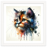 Colorful Kitten Portrait thumbnail