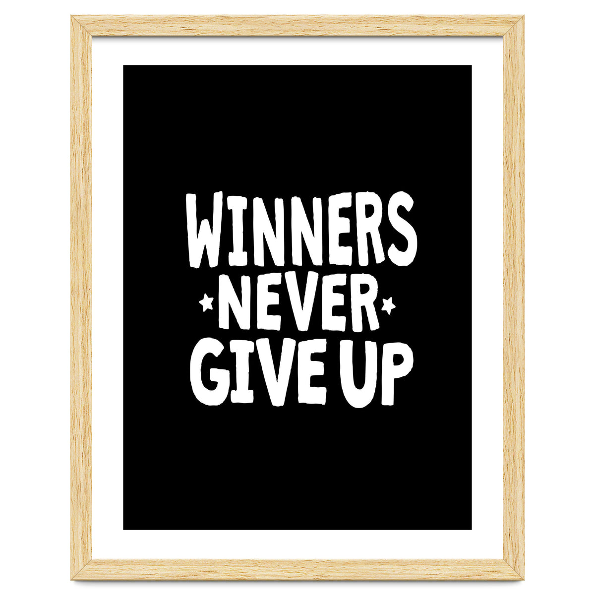 Winners Never Give Up