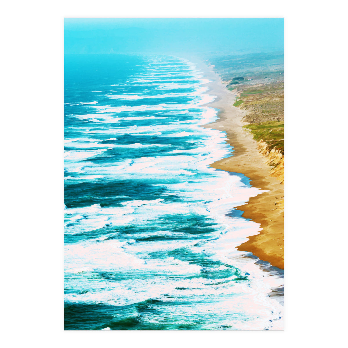 Live By The Sea #society6 #decor #buyart (Print Only)