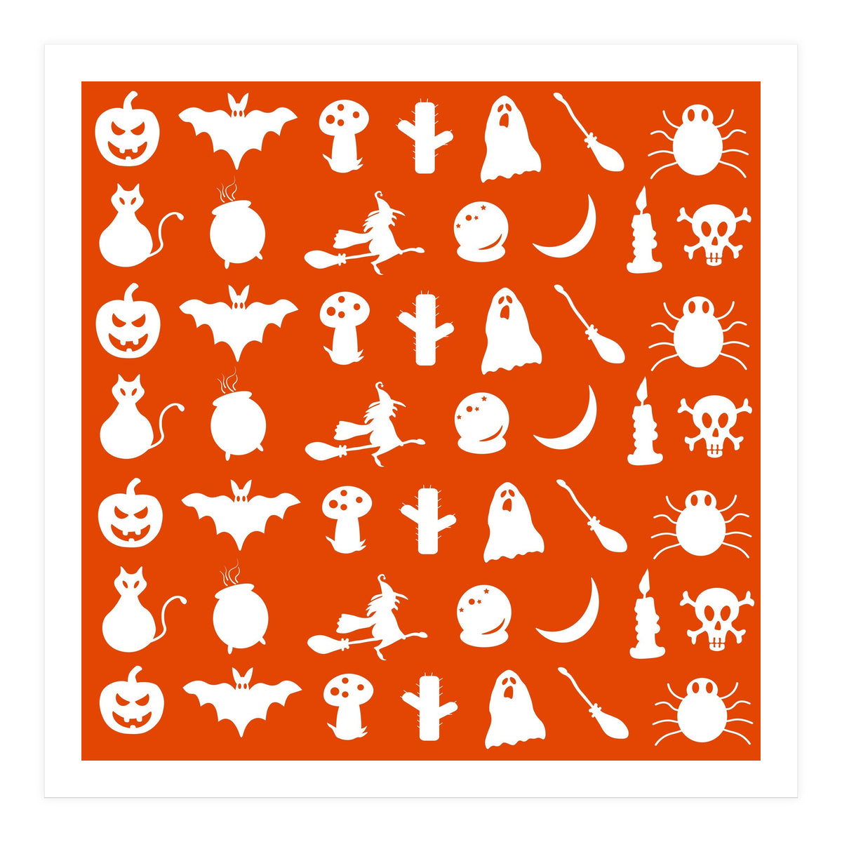 Halloween Icons Pattern (Print Only)