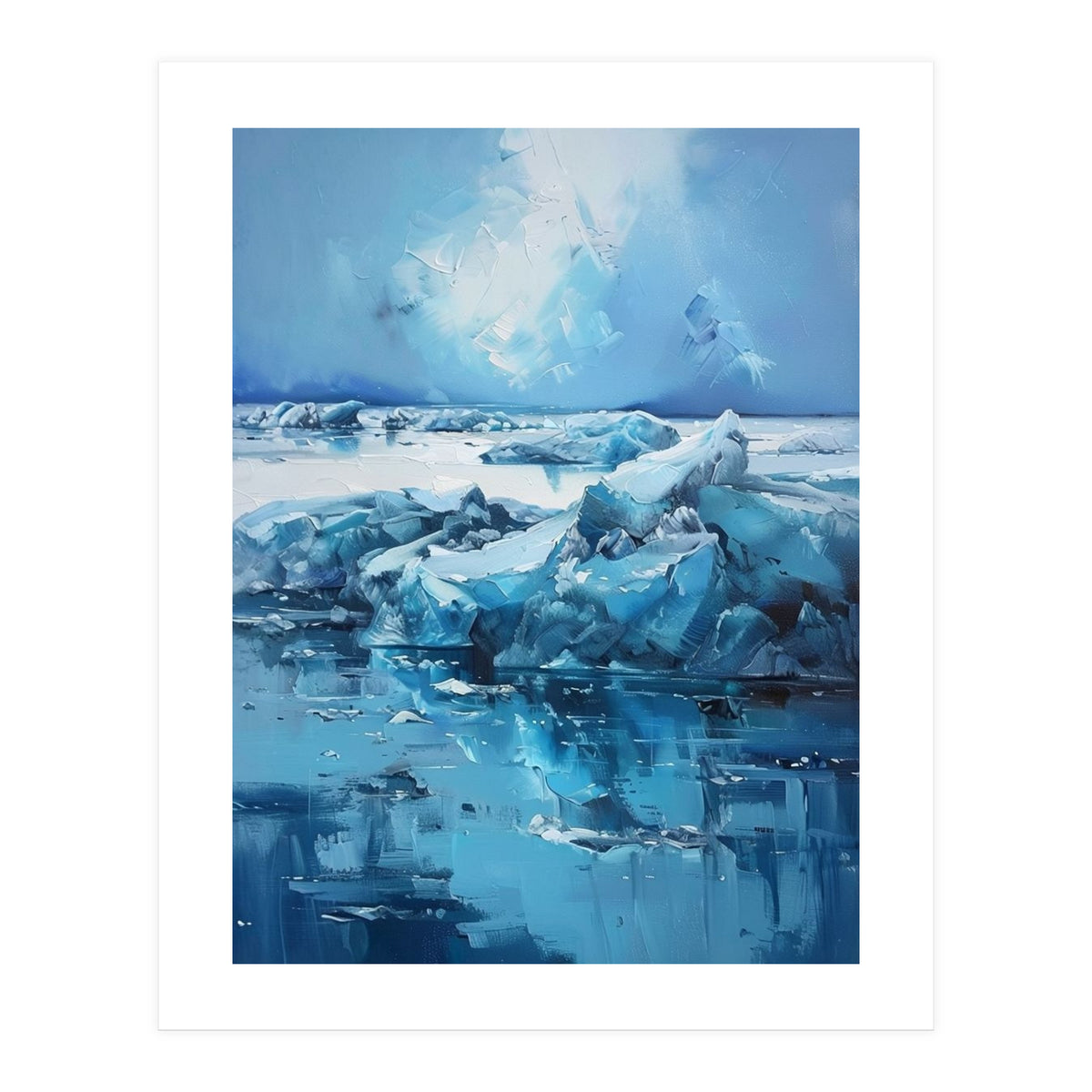 The Silent Fracture of Cerulean Giants (Print Only)