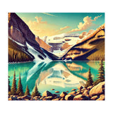 Vintage Lake Louise Banff Poster, Canada (Print Only) thumbnail