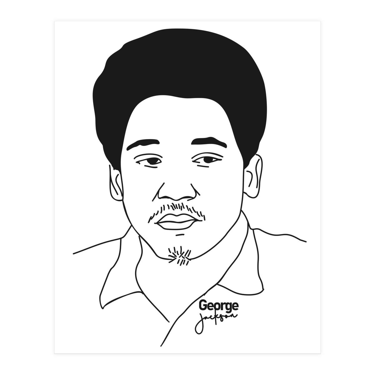 George Jackson Activist (Print Only)