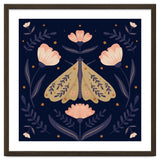 Moth And Flowers thumbnail