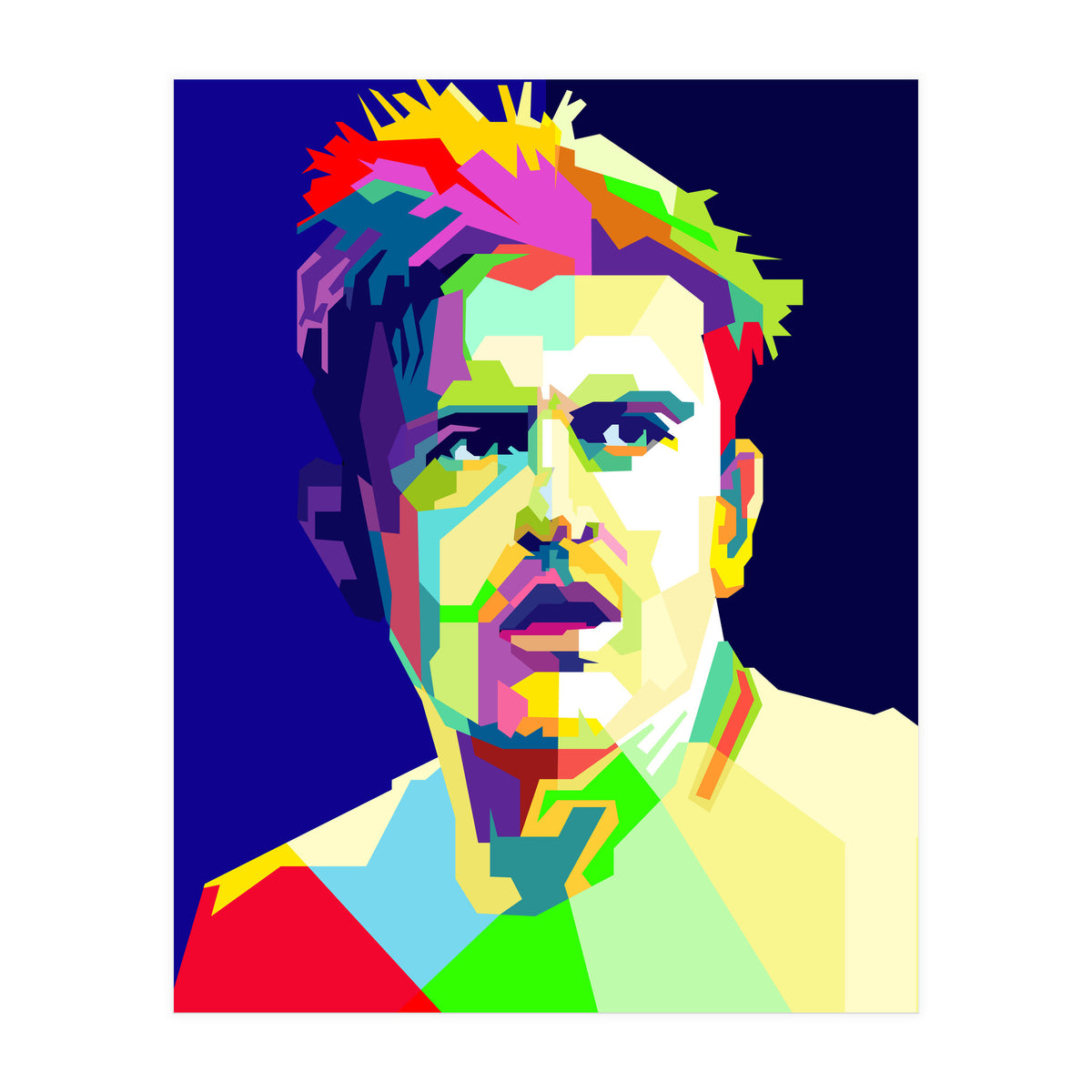 Harry McGuire English Football Pop Art WPAP (Print Only)