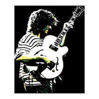 Pat Metheny American Jazz Guitarist Legend in Pop Art (Print Only)