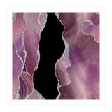 Mauve & Silver Agate Texture 01  (Print Only) thumbnail