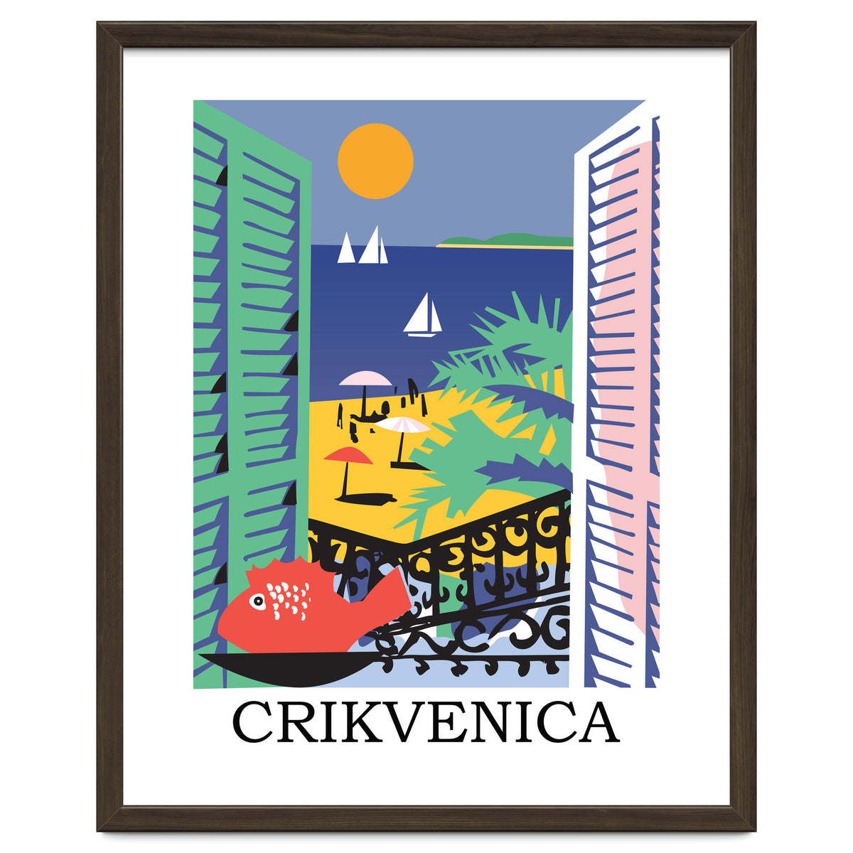 Crikvenica, View From a Window