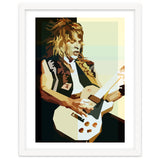 Randy Rhoads Metal Guitarist Retro Illustration thumbnail