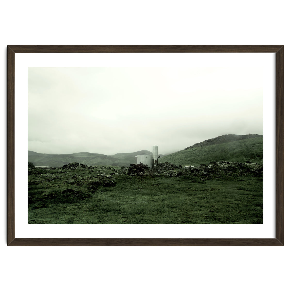 Tank in the grassland - Iceland