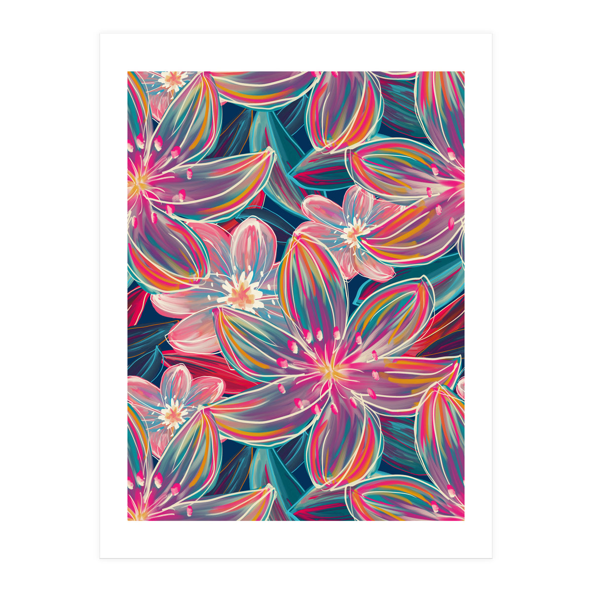 Fluo Bloom (Print Only)