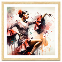 Scarlet Flamenco Side Pose