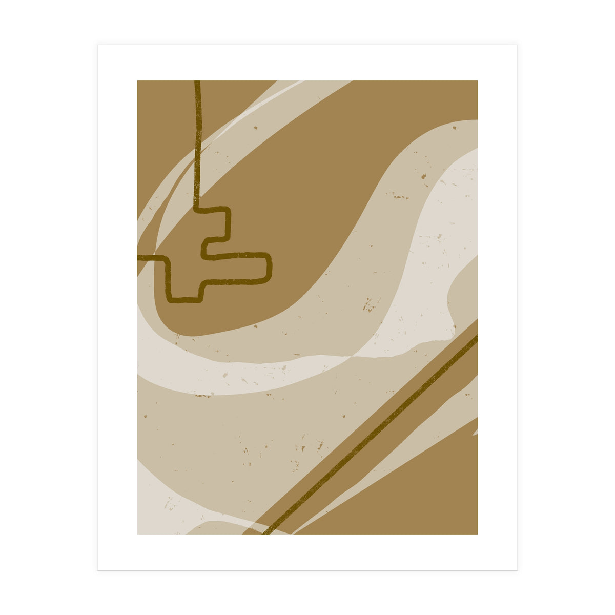 Harmony of Earth and Lines (Print Only)