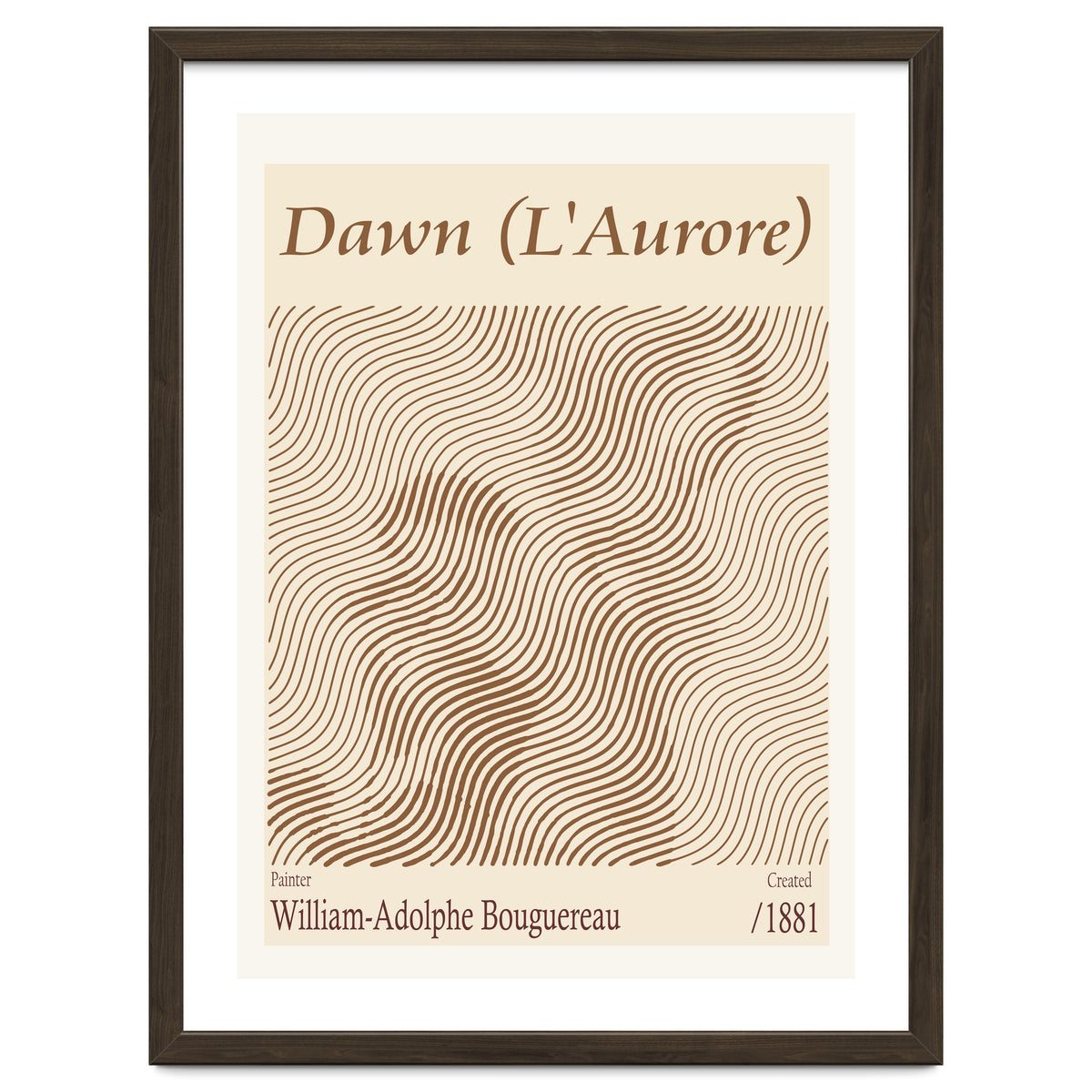 Dawn (l'aurore) – William Adolphe Bouguereau 1881