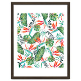 A New Paradise #Bird of paradise painted tropical art & pattern thumbnail