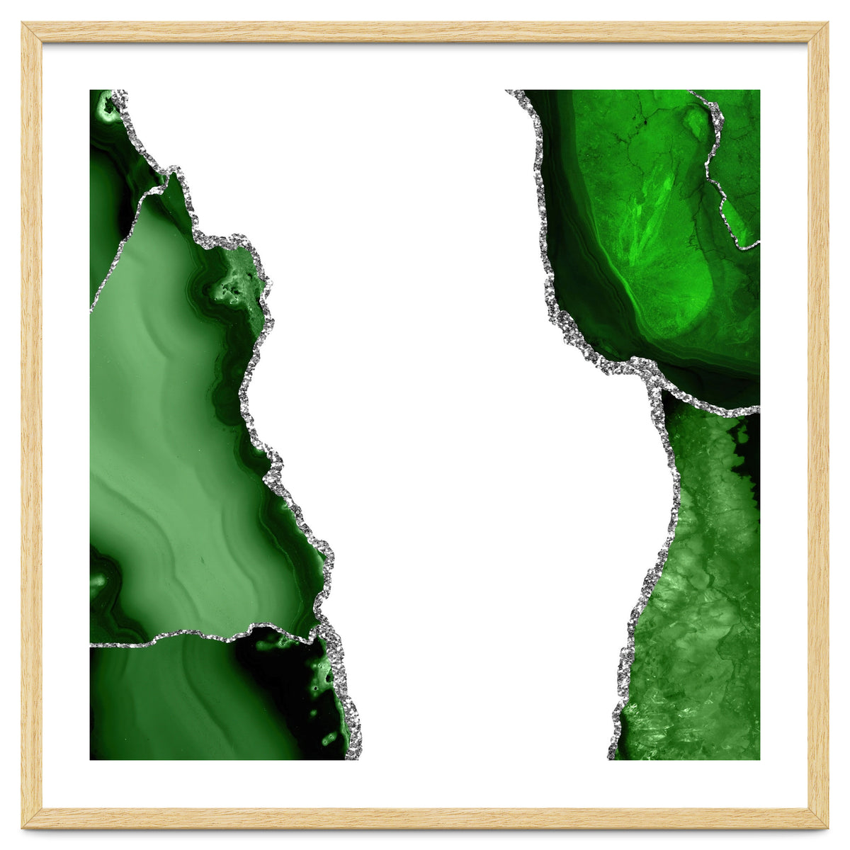 Green & Silver Agate Texture 15