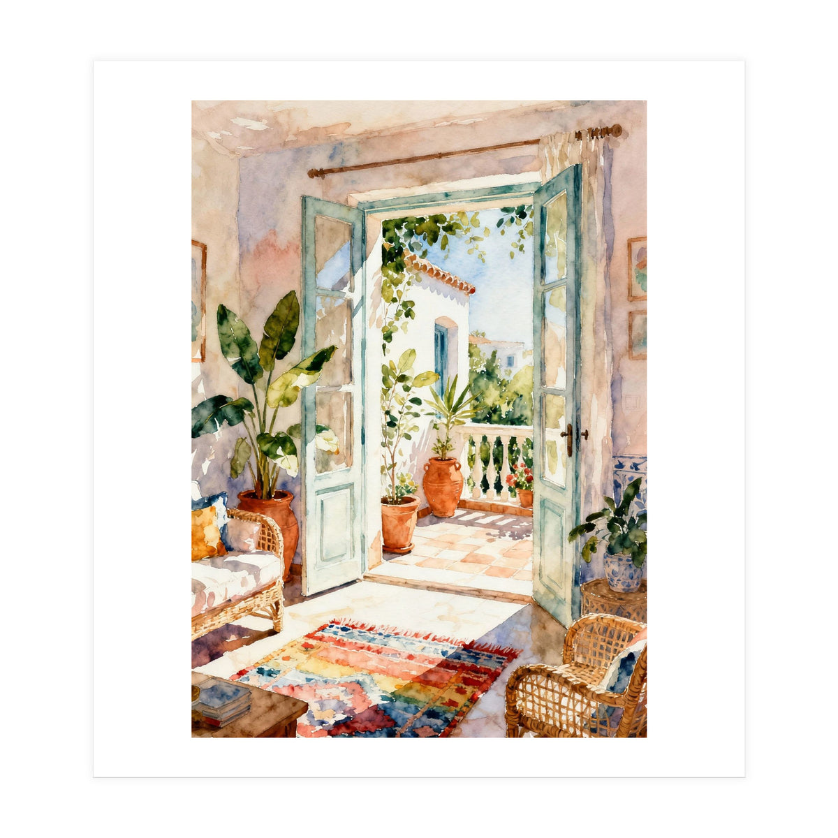 Matisse Inspired Living Room (Print Only)