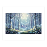 Crystal Forest: Ethereal Fantasy Landscape (Print Only) thumbnail