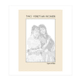 Two Venetian Women – Eugene de Blaas (ascii art)  (Print Only) thumbnail