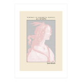 Portrait of Simonetta Vespucci as Nymph – Sandro Botticelli (ascii art)  (Print Only) thumbnail