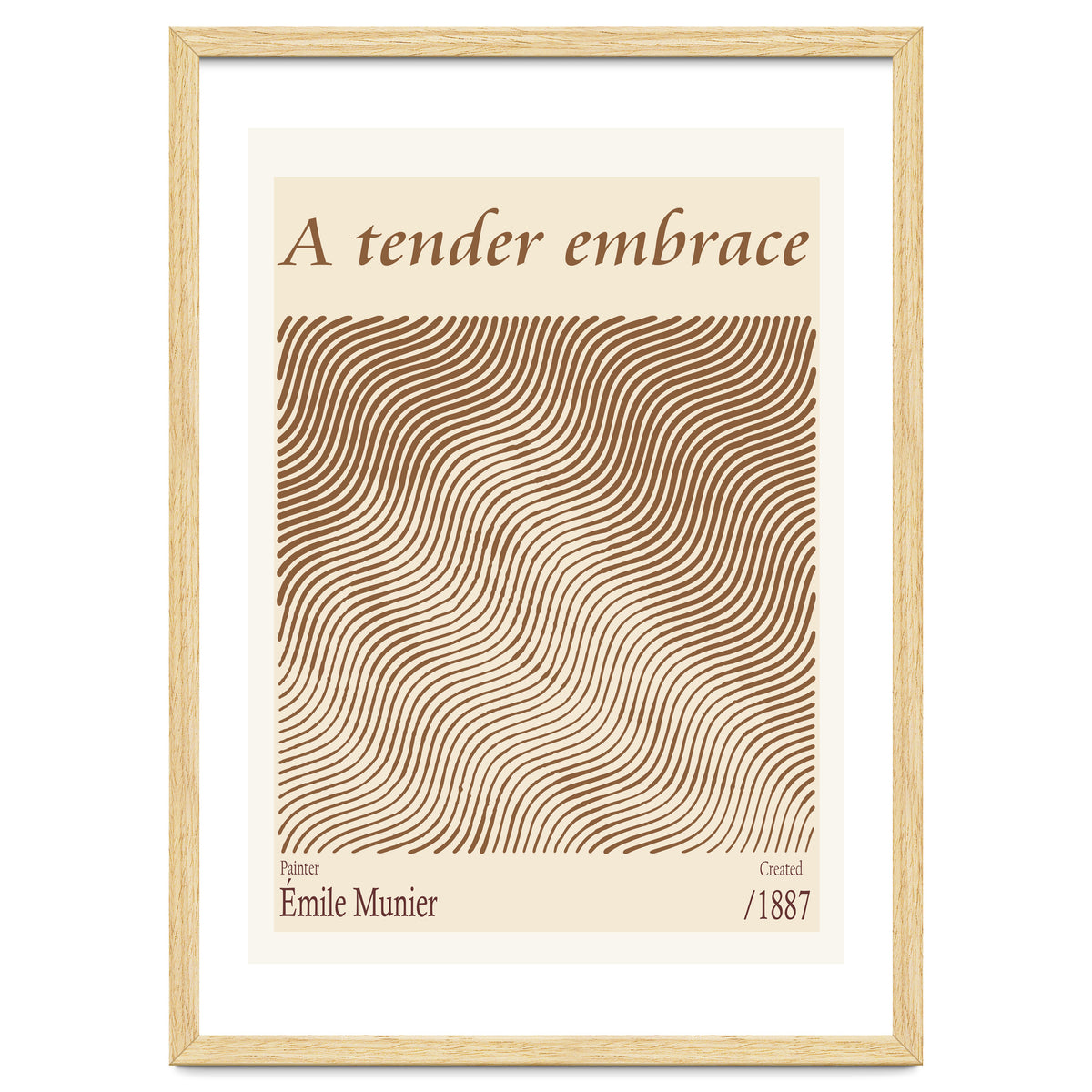 A Tender Embrace – Émile Munier (1887)