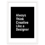 Always Think Creative Like A Designer thumbnail
