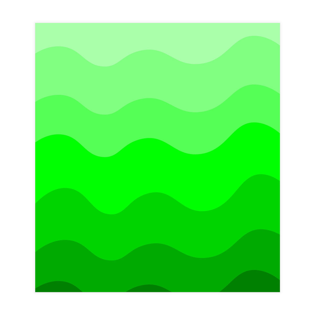 Green gradient design (Print Only)