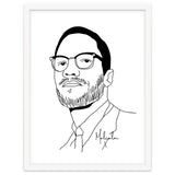 Malcolm X Illustration thumbnail