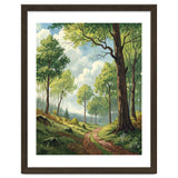 Vibrant Summer Forest Landscape Painting thumbnail