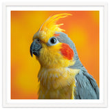 Close Up Cockatiel Parrot With Yellow Crest thumbnail