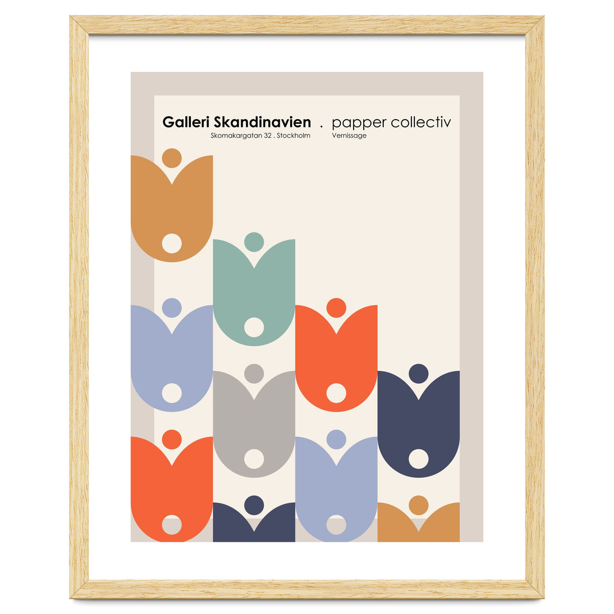 Stockholm Galleri Skandinavien Art Exhibition Poster