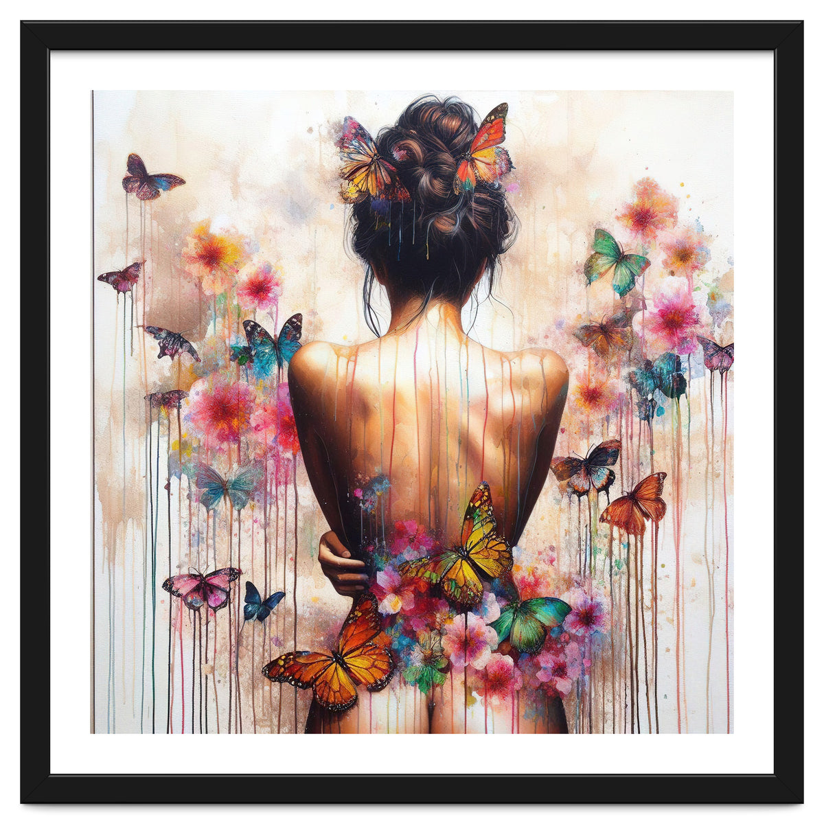 Butterfly Garden Back Portrait