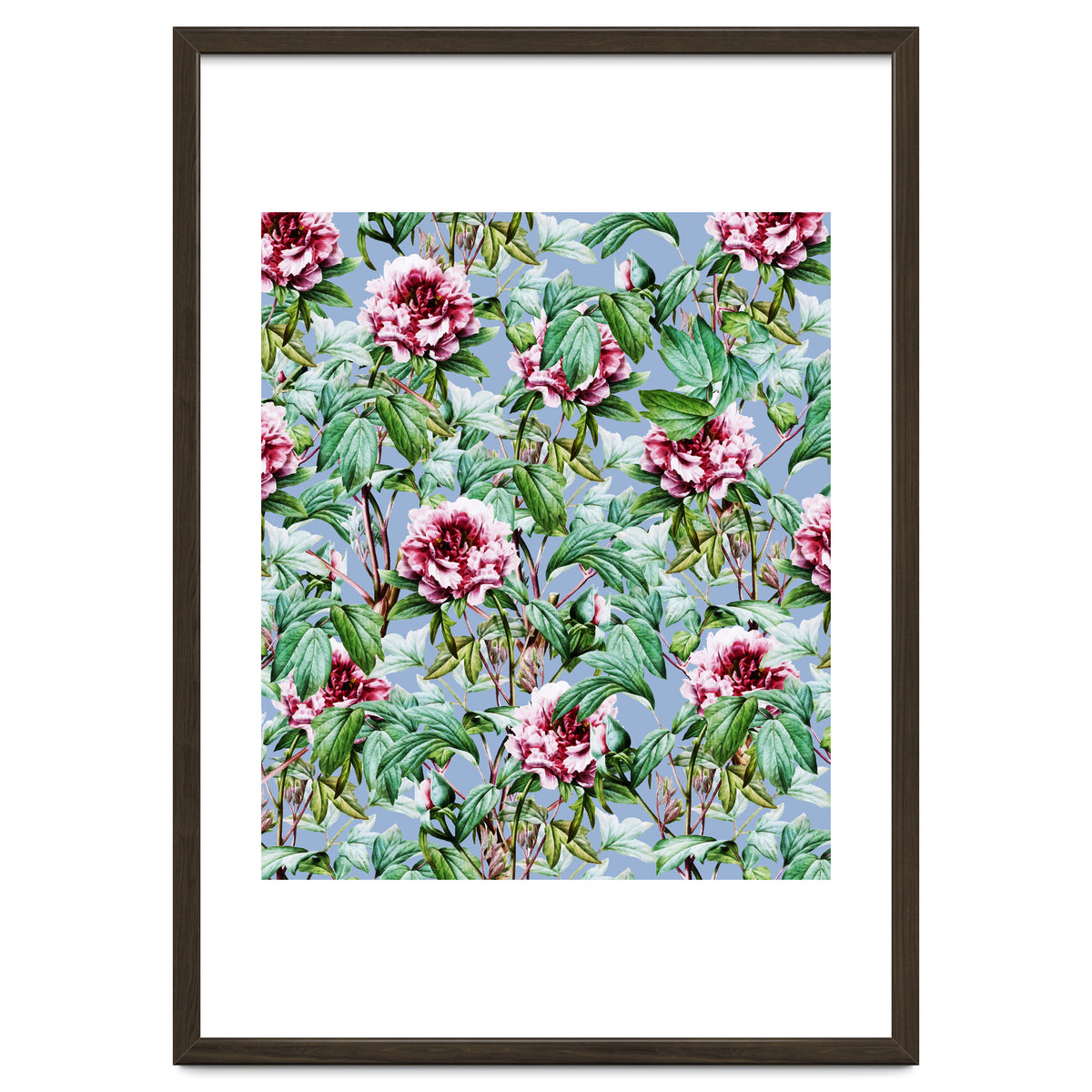 Frosty Florals #society6 #decor #buyart