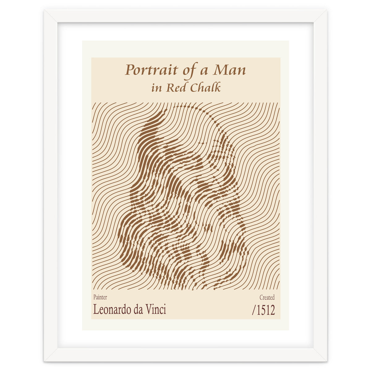 Portrait Of A Man In Red Chalk (self Portrait) – Leonardo Da Vinci (1512)