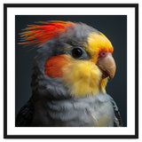 Cockatiel Parrot Closeup Vibrant Feather thumbnail